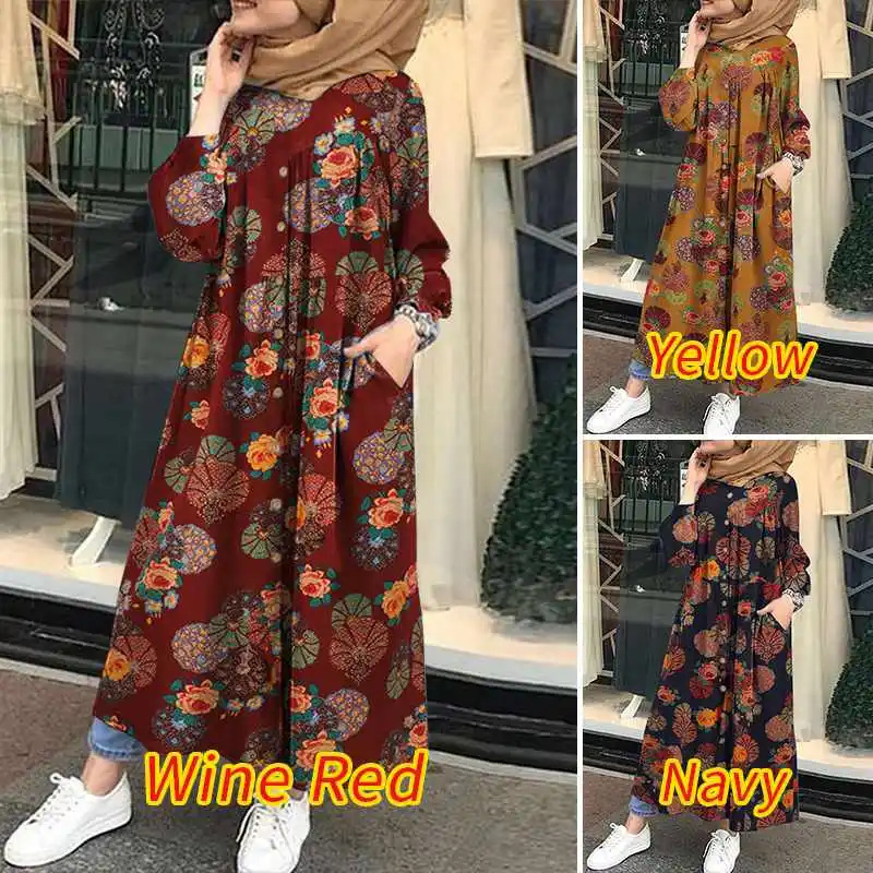

Retro Printed Shirt Dress Women's Autumn Summer Dress 2021 Literary Female Button Loose Robe Viper Large Size 5XL