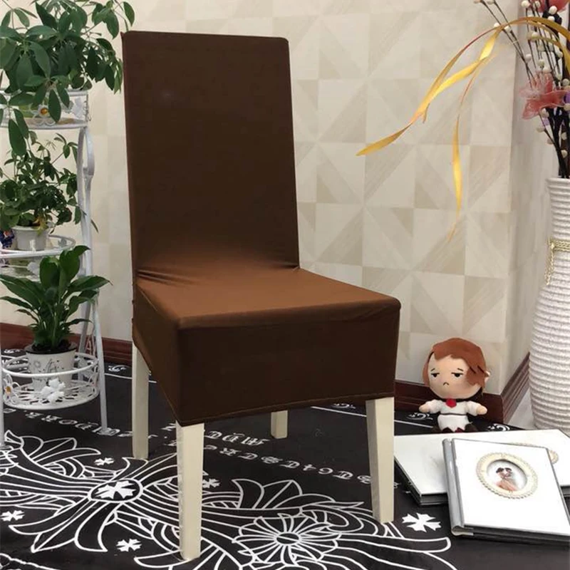 Эластичные чехлы на стулья из спандекса с принтом для свадьбы столовой офиса
