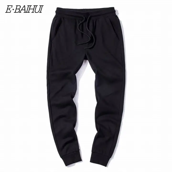 BLACK-WK006 E-BAIHUI для мужчин s Jogger осенние узкие шаровары мужские камуфляжные военные штаны свободные удобные брюки карго камуфляжные джоггеры MJ002 - Цвет: BLACK-WK006