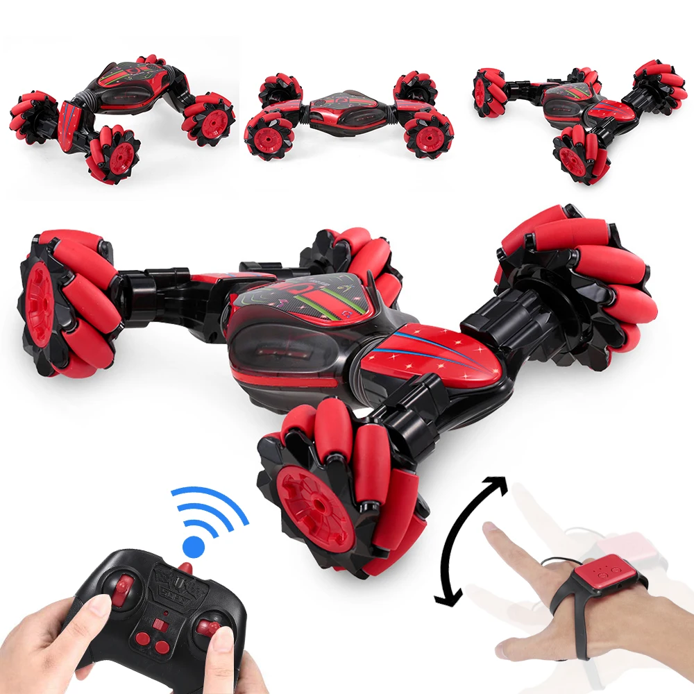 Детская музыкальная игрушка 2 4 GHz 4WD RC трюк автомобиль внедорожный деформируемый