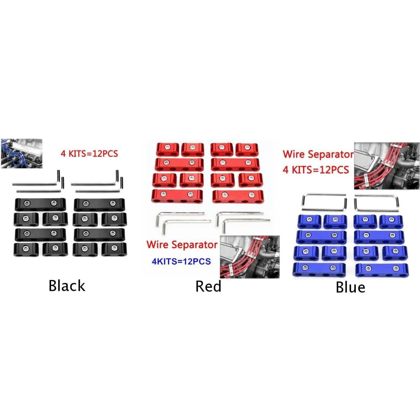 8 мм 9 10 двигатель свечи зажигания провода Сепаратор разделительный зажим