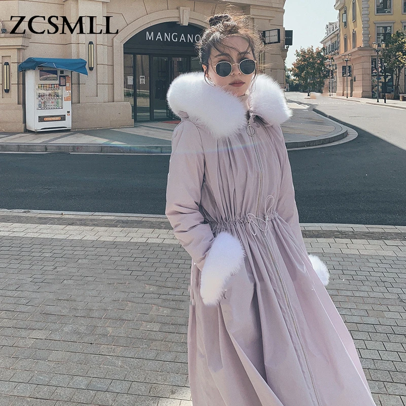 

ZCSMLL 2021 осенне-зимнее Новое хлопковое пальто, женская Свободная универсальная шерстяная повязка на воротник, верхняя одежда, женская модная ...