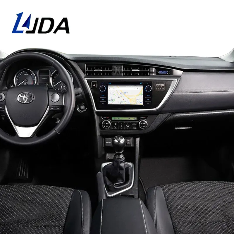 Автомобильный DVD плеер LJDA Android 10 0 для Toyota AURIS 2013 2014 2015 мультимедийный GPS навигатор 2