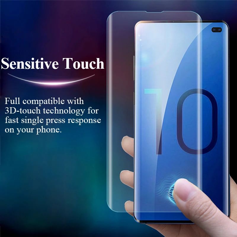 3D Защитное стекло для samsung galaxy s10 plus 5G s10e закаленное s9 s8 s 10 e 9 8 s10plus samsun galax verre tremp