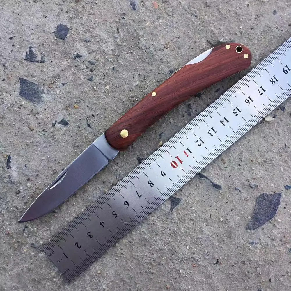 

Floding Knife Pocket Knife Wood Tradtional Folding Knives Folder