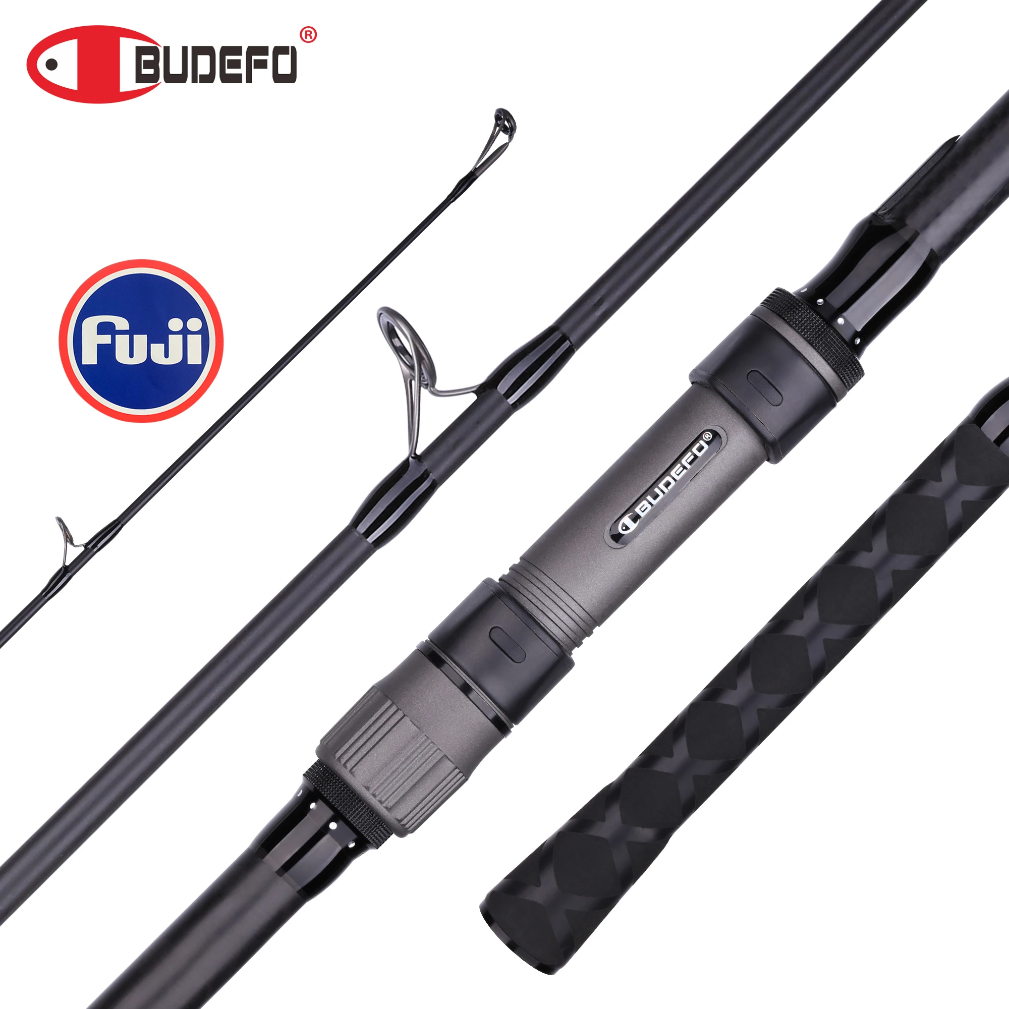 BUDEFO CUSTOMMATT Карп удочка 3.75lb3.0/3.6/3.9 м углерода спиннинг ходовой стержень FUJI кольцо