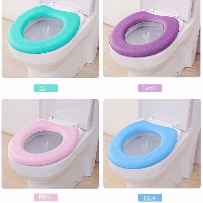 waterproof toilet seat washable adhesive universal toilet seat soft breathable bathroom accesorios toilet lid cover household free global shipping