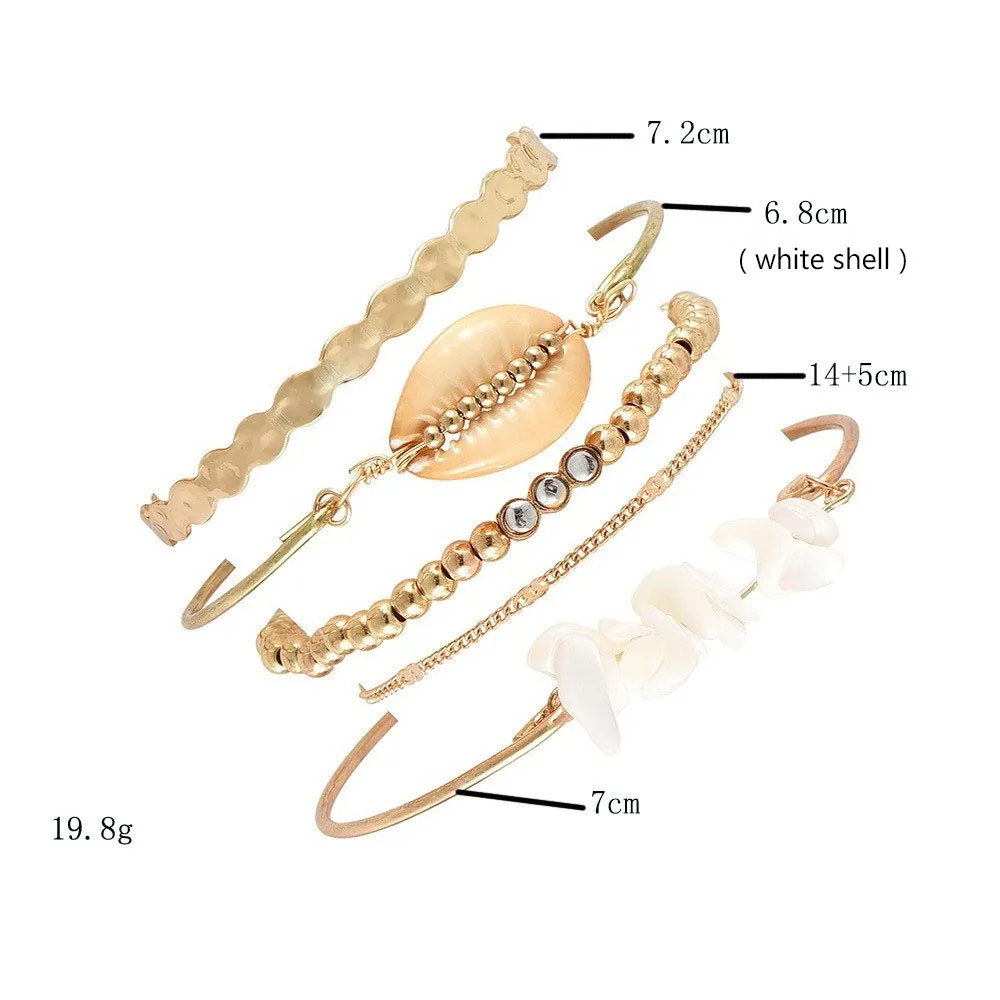 Женский винтажный браслет из сплава и бисера MLING 5 шт./компл.|Браслеты с шармами| |