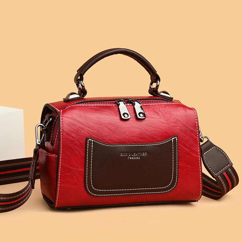 Роскошная Брендовая женская сумка высококачественные кожаные сумки через плечо