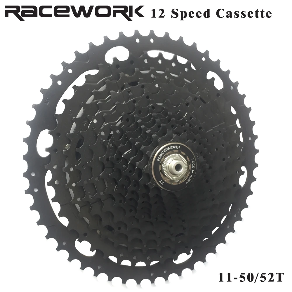 Кассета 12 скоростей MTB горный велосипед Freewheel 11-50T 11-52T для Shimano M9100 Sram Eagle 12S черная кассета