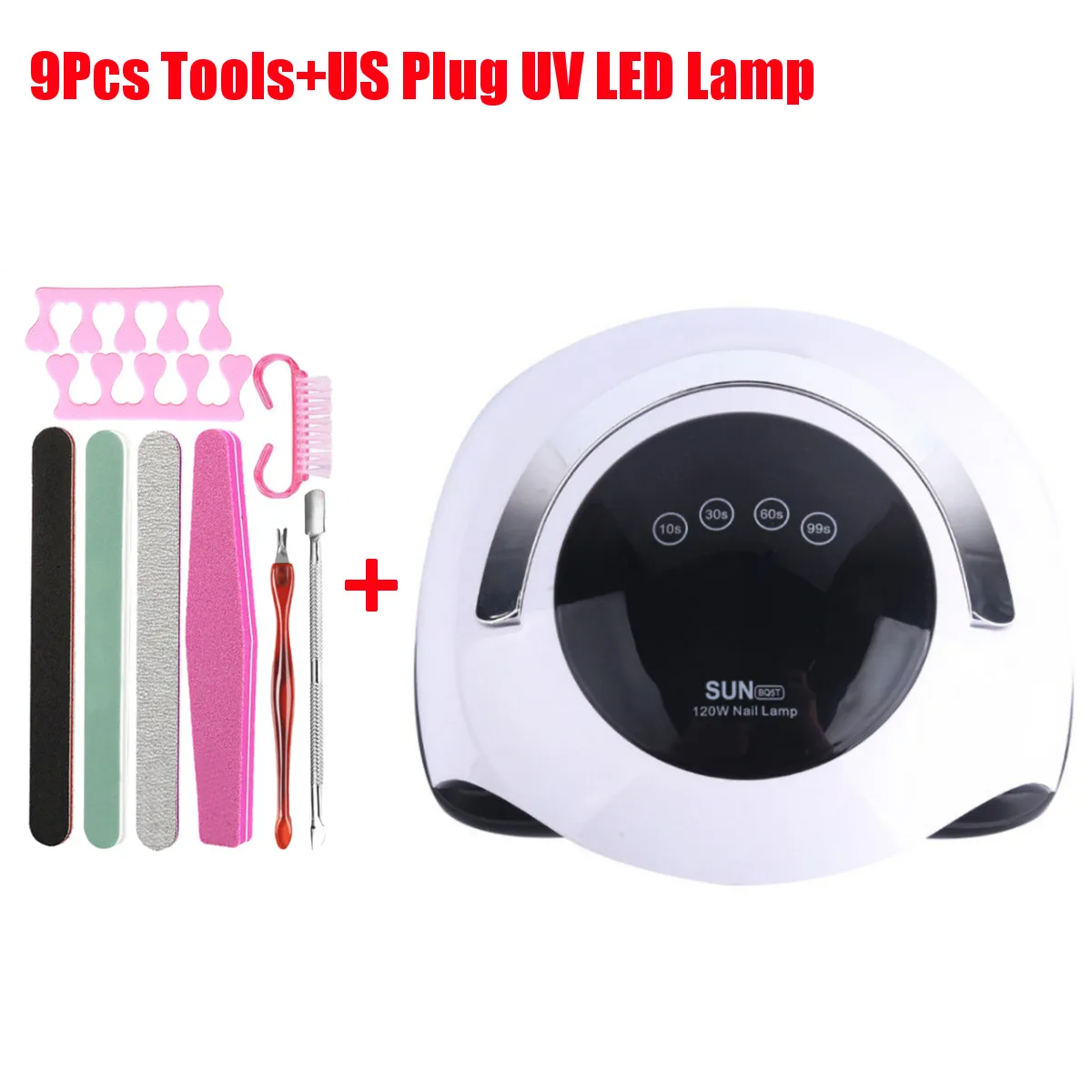 120W High Power Nail Dryer Fast Speed Gel Light Nail Lamp LED UV Lamps For All Kinds of Gel With Timer And Smart Sensor 36LEDs