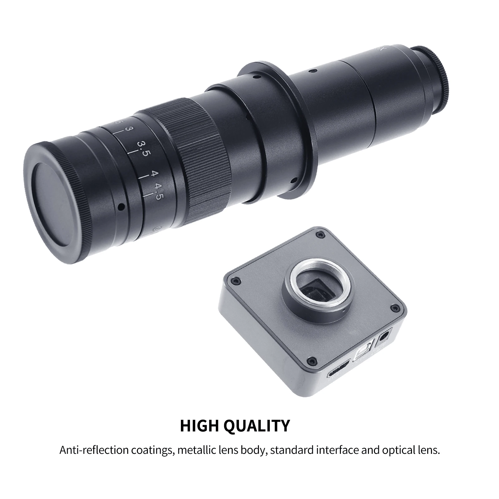 Продажа Цифровой микроскоп 1080P 48 МП HDMI электронная пайка 180X микроскоп камера USB светодиодная кольцесветильник профессиональные ремонтные комплект...