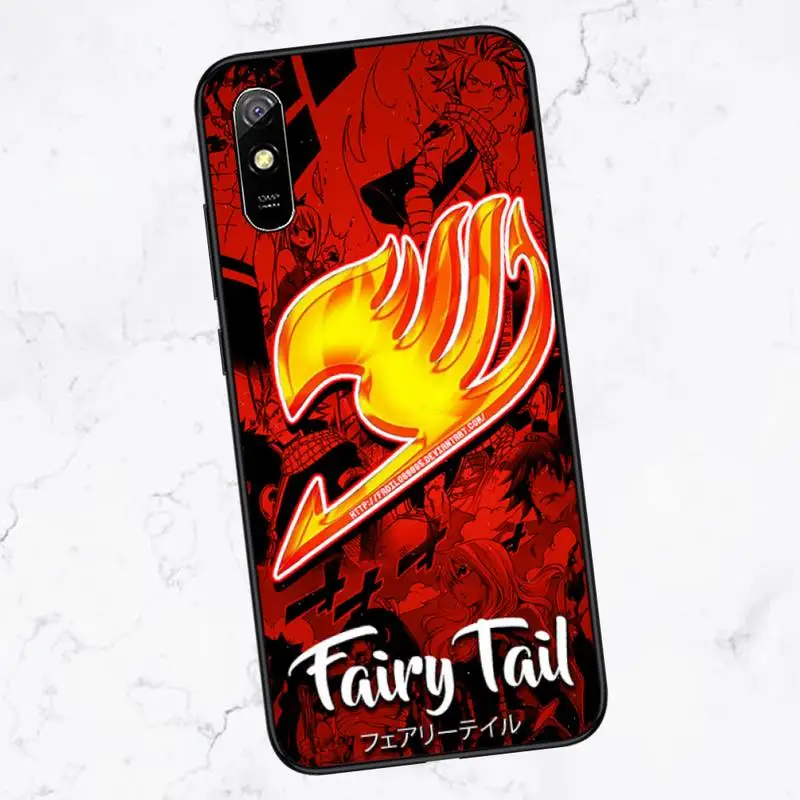 

Fairy Tail Anime Cartoons Phone Case For Xiaomi Redmi 4x 5 plus 6A 7 7A 8 mi8 8lite 9 note 4 5 7 8 pro