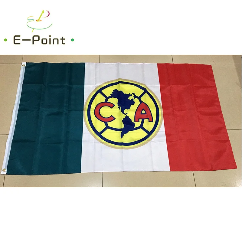 

Мексиканский лига клуб Америка 3 фута * 5 футов (90*150 см) размер рождественские украшения для дома флаг баннер тип в подарки