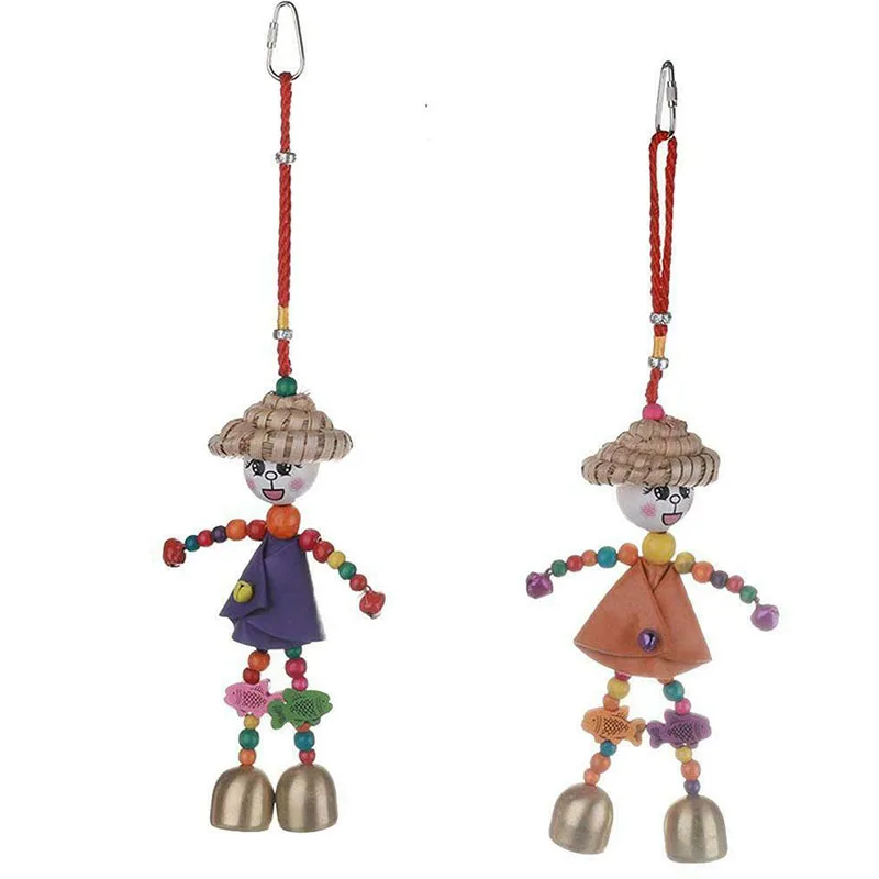 1 шт. новинка 2020 крутая игрушка в виде птицы подвесная кукла бубенчик-попугай