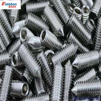 m10 hex socket grub screw hexagon set screws with cone point stainless steel vis inoxydable pc parafuso inox vida din914iso4027