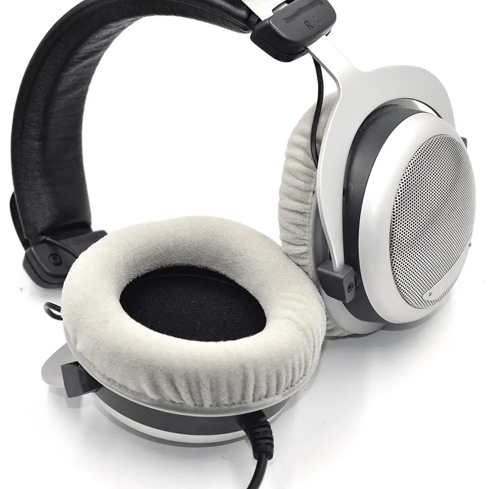 Мягкие протеиновые бархатные поролоновые амбушюры для наушников Beyerdynamic DT440 DT660