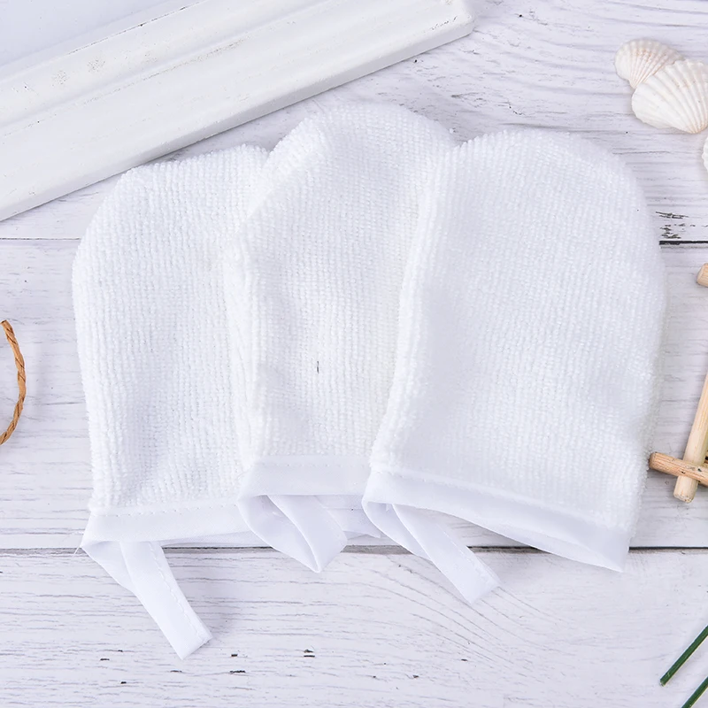 1PC random color 12cm x 8.5cm Beauty Reusable Facial Micro fiber Face Towel Makeup Remover Cleansing Glove Tool | Красота и здоровье