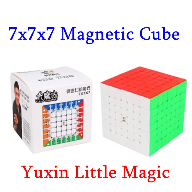Магический кубик Yuxin Little Magic M 7x7x7 маленький магический 7x7 магнитный скоростной yuxin