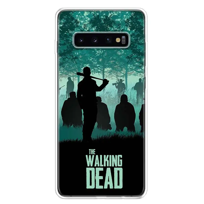 Чехол с изображением ходячих героев для телефона Samsung Galaxy S20 Ultra S10E S9 S8 S7 S6 Note 10 9 8 J4