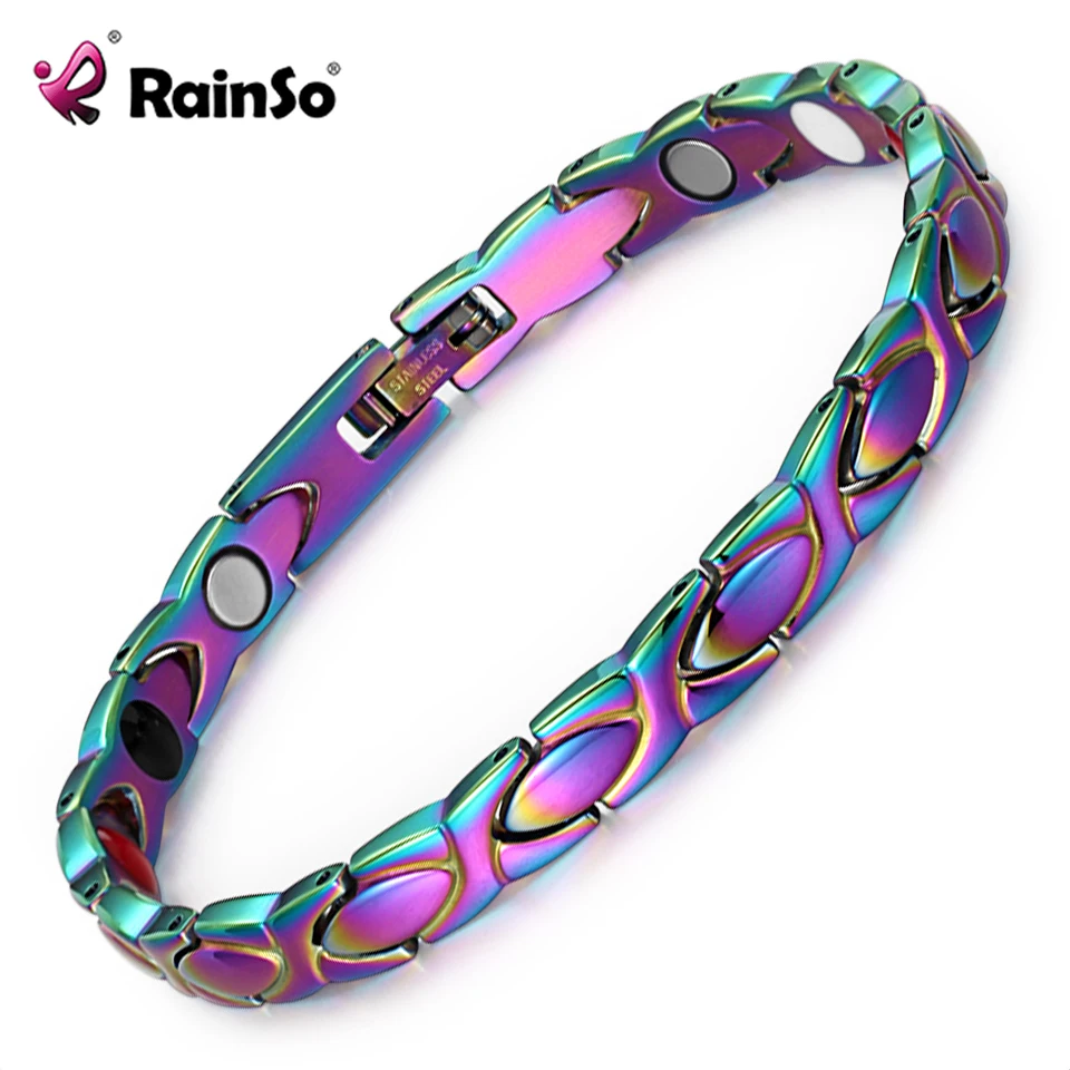 Rainso 2020 женский модный браслет и магнитные ювелирные изделия для здоровья с
