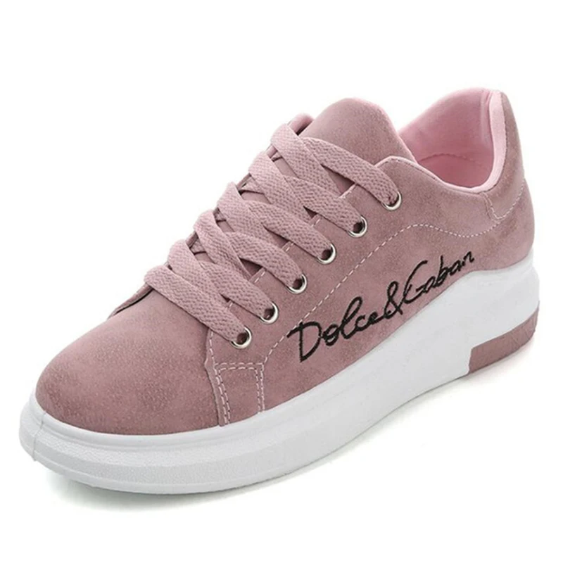 Новинка Женская Вулканизированная обувь на платформе Обувь плоской подошве со