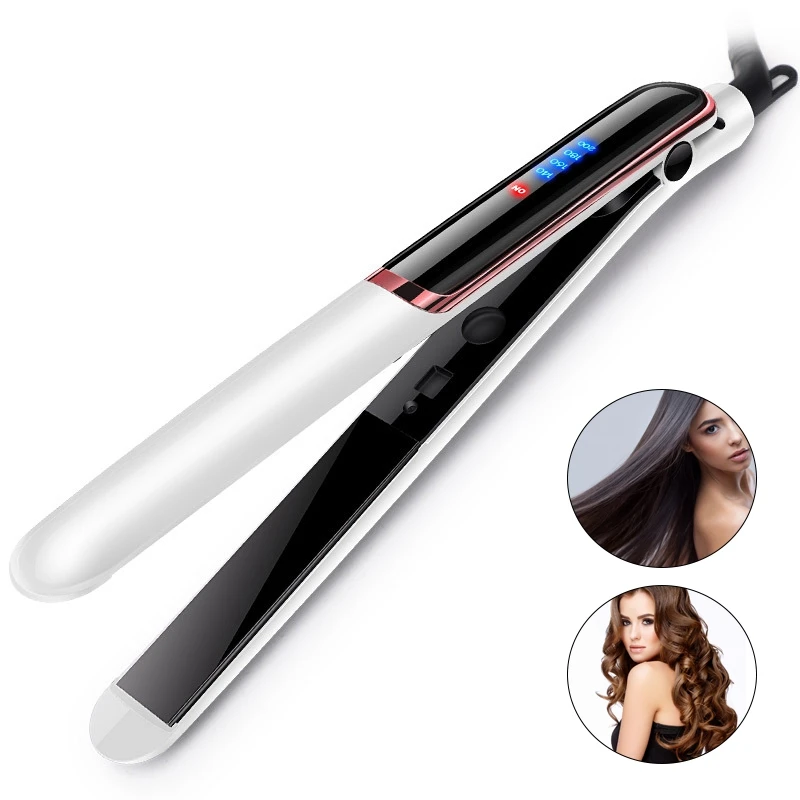 Профессиональный 2 в 1 выпрямитель для волос расческа завивки эластичная женская