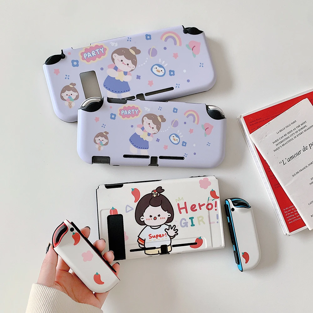 

Cartoon Super Hero Girl Cute Lovely Switch Game Console Protective Cover For Nintendo Switch And Lite Case