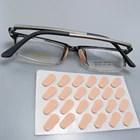 Мягкие носоупоры из ЭВА для очков, Нескользящие, устойчивые к высоким температурам, черные, 12 пар, аксессуары для глаз