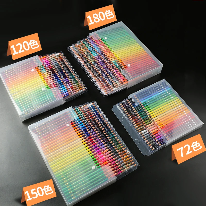 

160/180 Coloring Pencil Drawing Oil Coloring Pencils Set Soft Soomth Watercolor Pencil Rich Pigment Water Soluble Colored Pencil