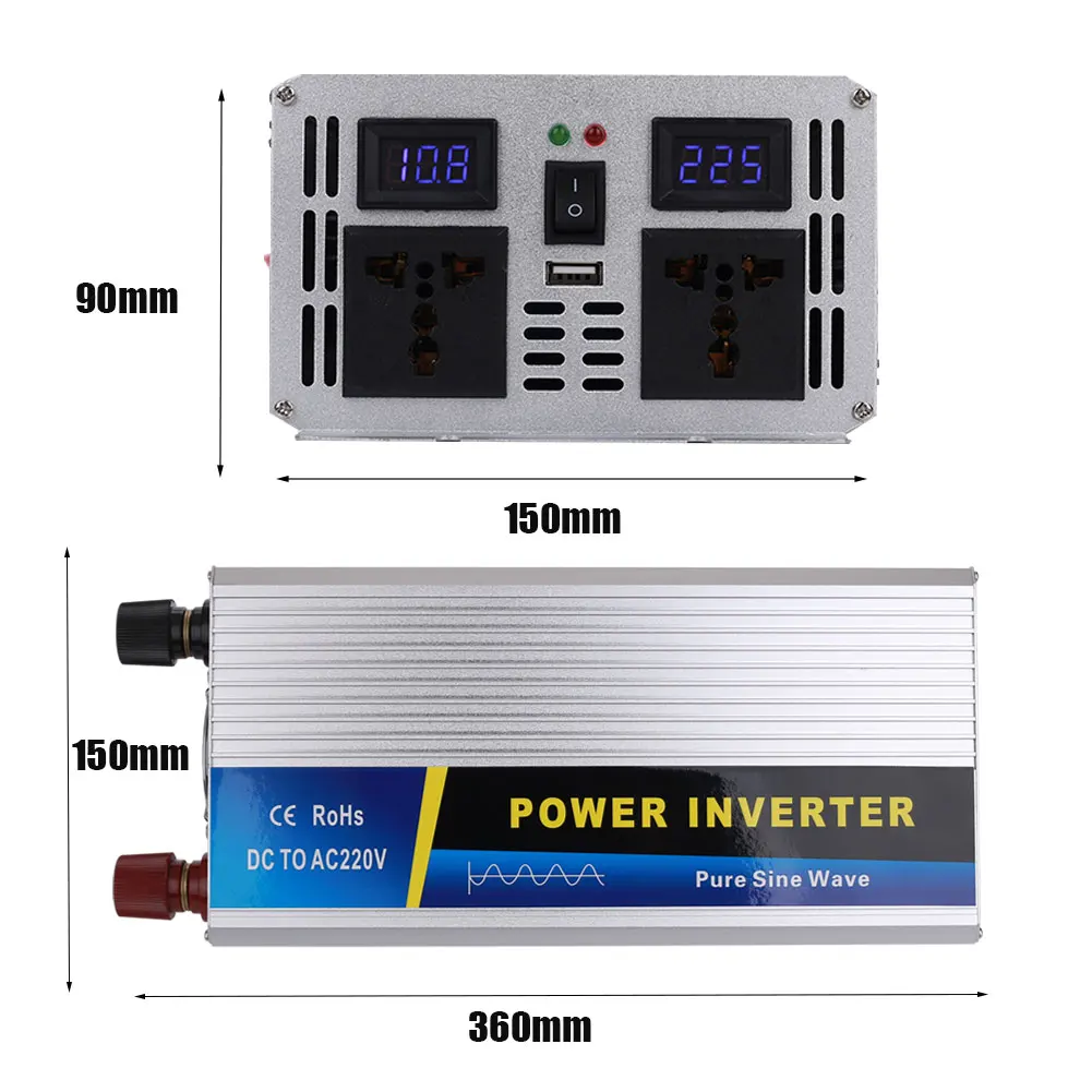 Преобразователь немодулированного синусоидального сигнала 12 В постоянного тока