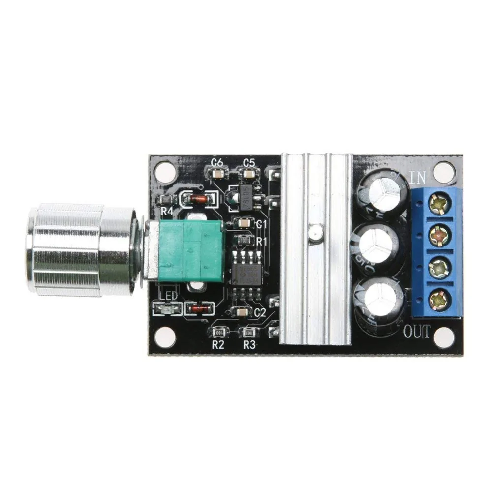 PWM DC 6-28V 3A регулятор скорости двигателя Регулируемый переключатель вентилятор