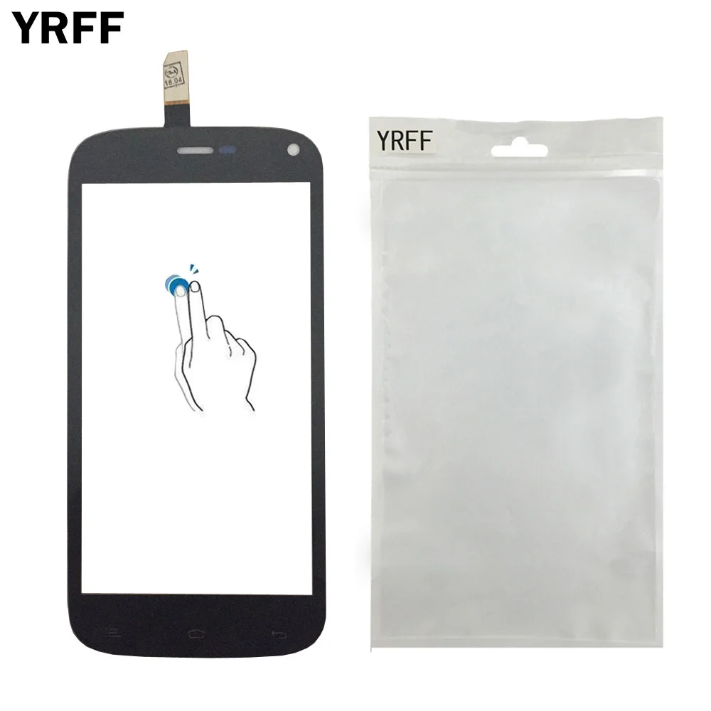 Touch Screen Digitizer Panel Glass For Fly IQ4410 Quad Phoenix iq 4410 Front Sensor 4.7'' Protector Film | Мобильные