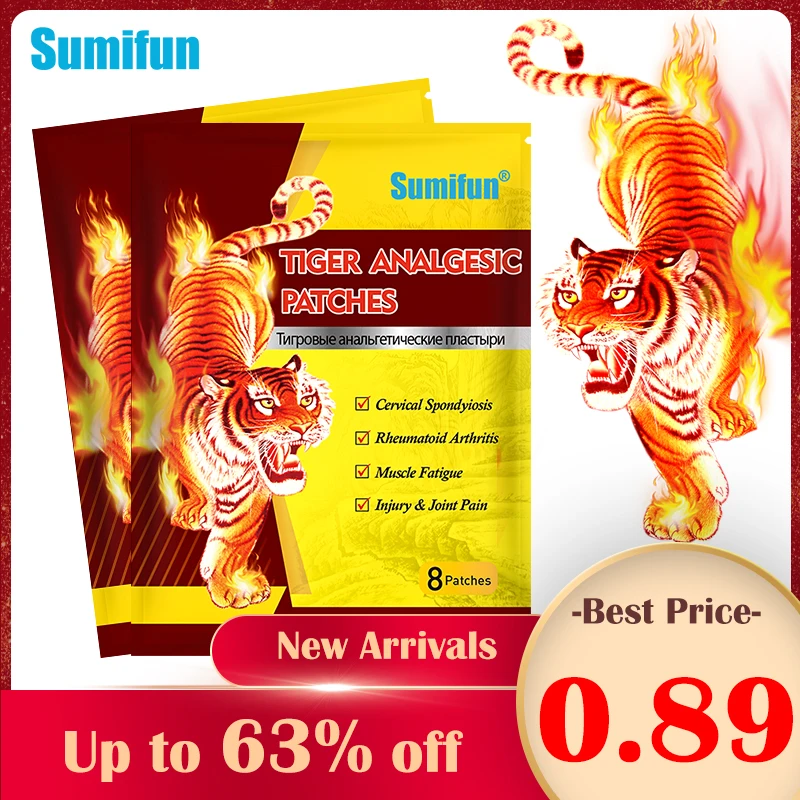 

Hot! Sumifun Tiger Balm Pain Relief Patch Fast Relief Aches Pains Inflammations Health Care Lumbar Spine Herbal Medical Plaster