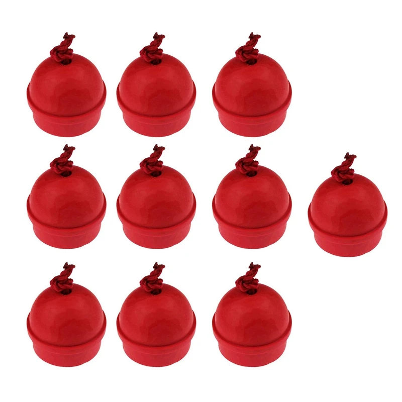 

10Pcs Rubber Cue Chalk Holders for Billiard Pool Snooker Table Stick