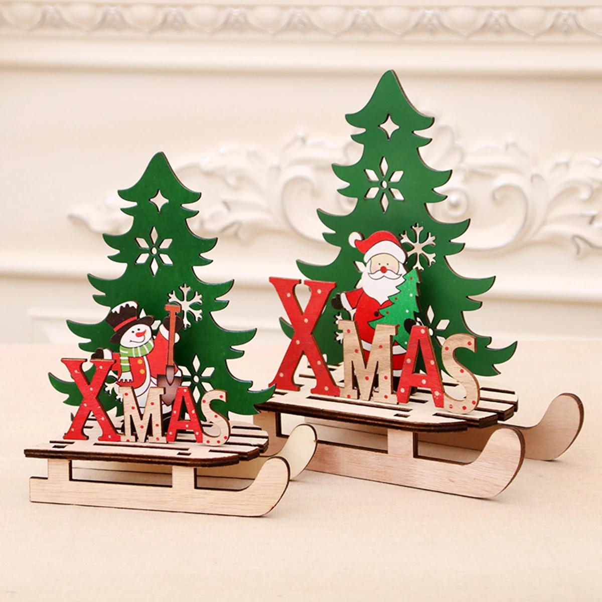 QIFU рождественские украшения Рождество Navidad рождественские украшения стола для дома Noel Natal Санта-Клаус орнамент