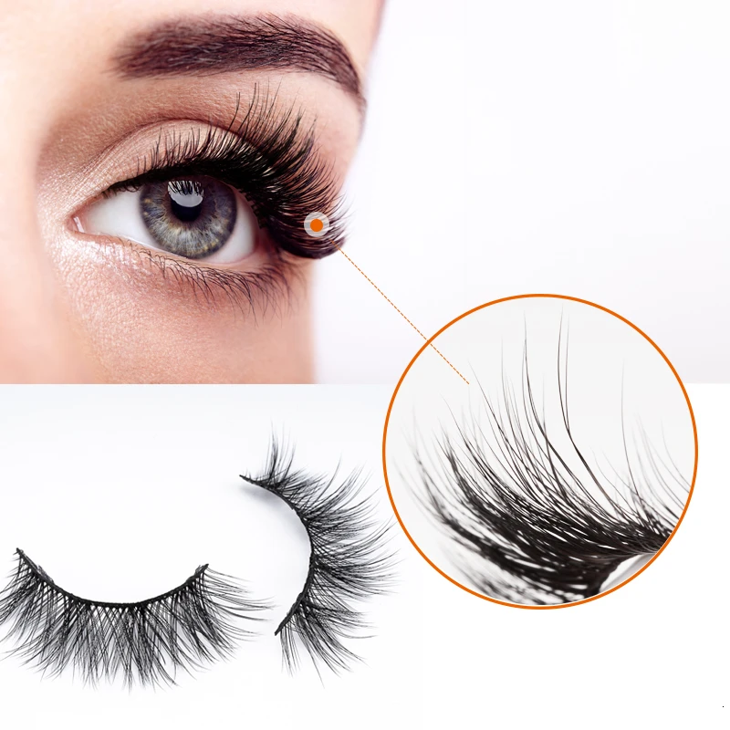 DORADOSUN 5 пар вечерние накладные ресницы из искусственной норки для салона красоты