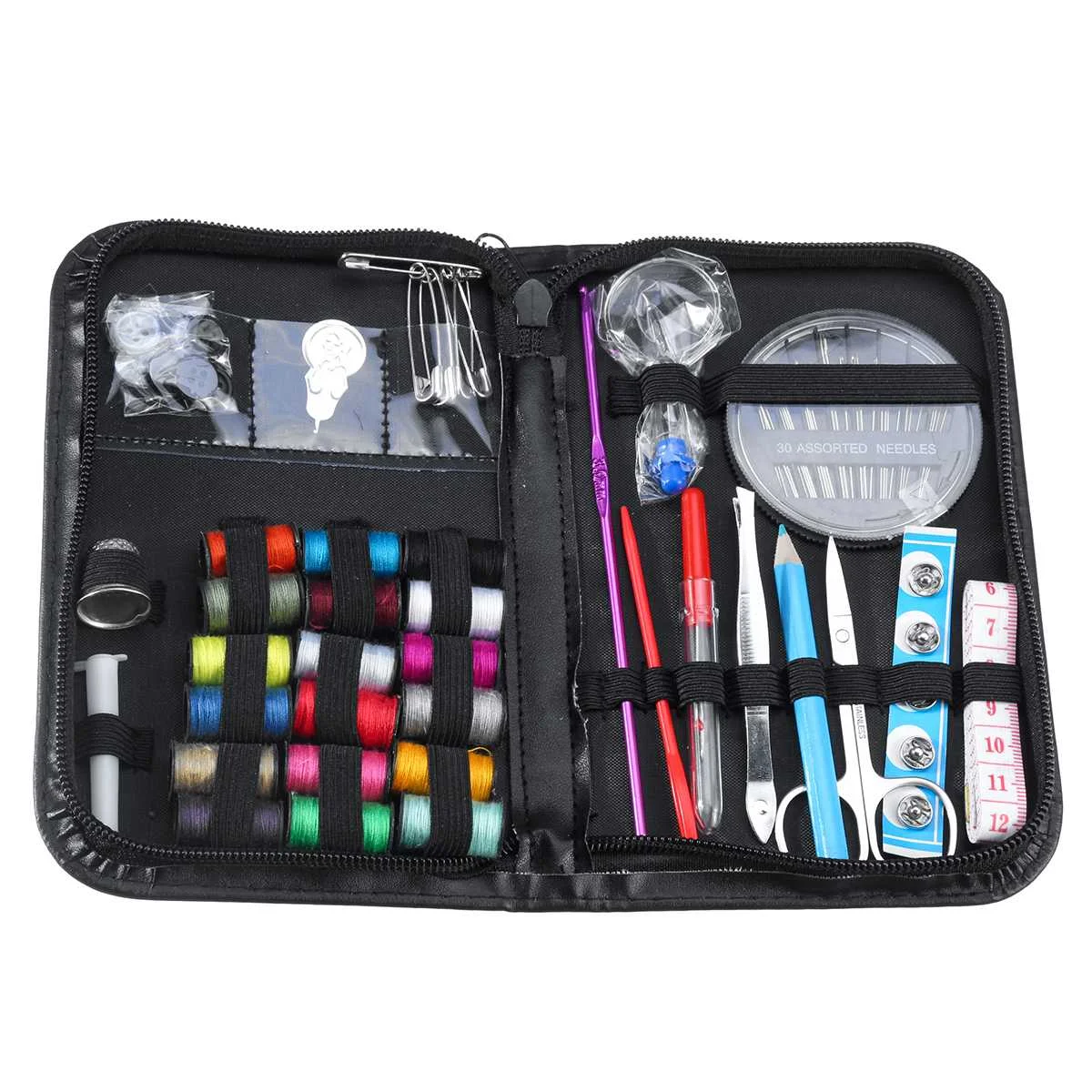 

200 Pcs Sewing Kits DIY Multi-function Sewing Box Set for Hand Quilting Stitching Embroidery Thread Sewing Accessories