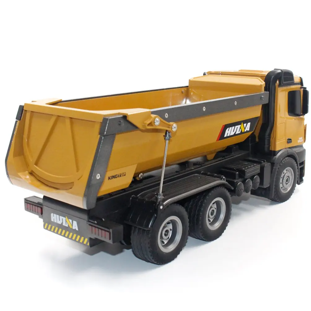 HUINA TOYS 1573 1573 1/14 10CH Сплав RC Самосвал Инженерное строительство автомобиль транспортное средство с дистанционным управлением игрушка RTR