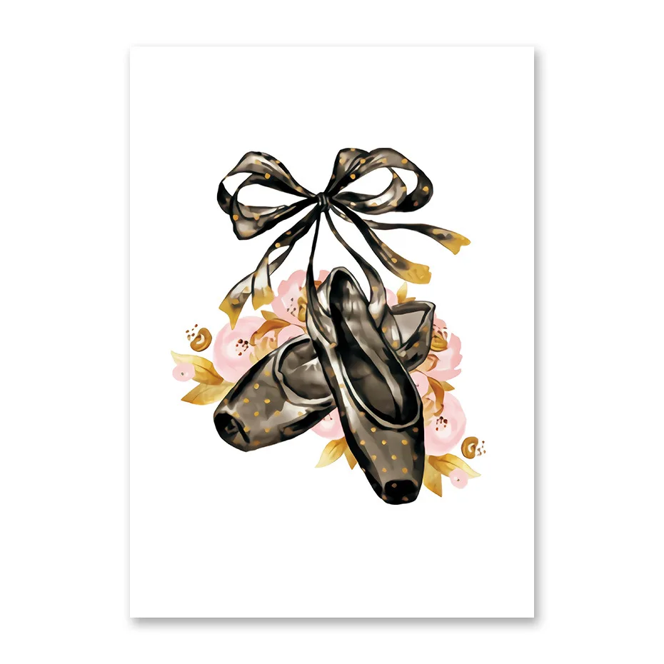 Dance Painting Studio Classroom Training Center Decoration Dancing Ballet Art Room | Дом и сад