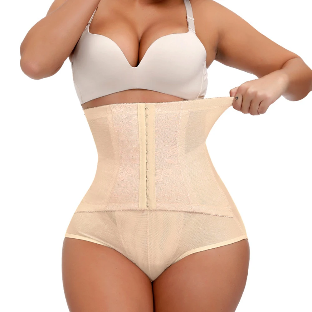 Трусики-формирователи с высокой талией сексуальные кружевные шейперы