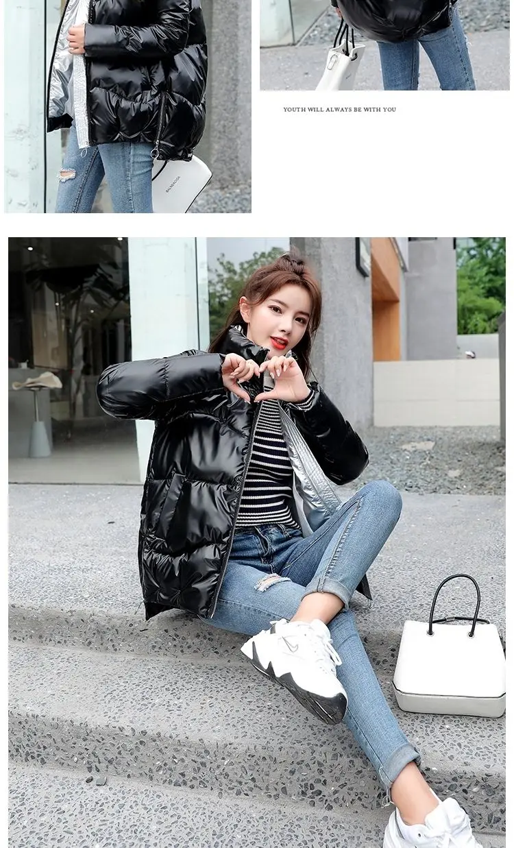 

2020 New Thick Coat Student Loose Korean Short Down Jacket