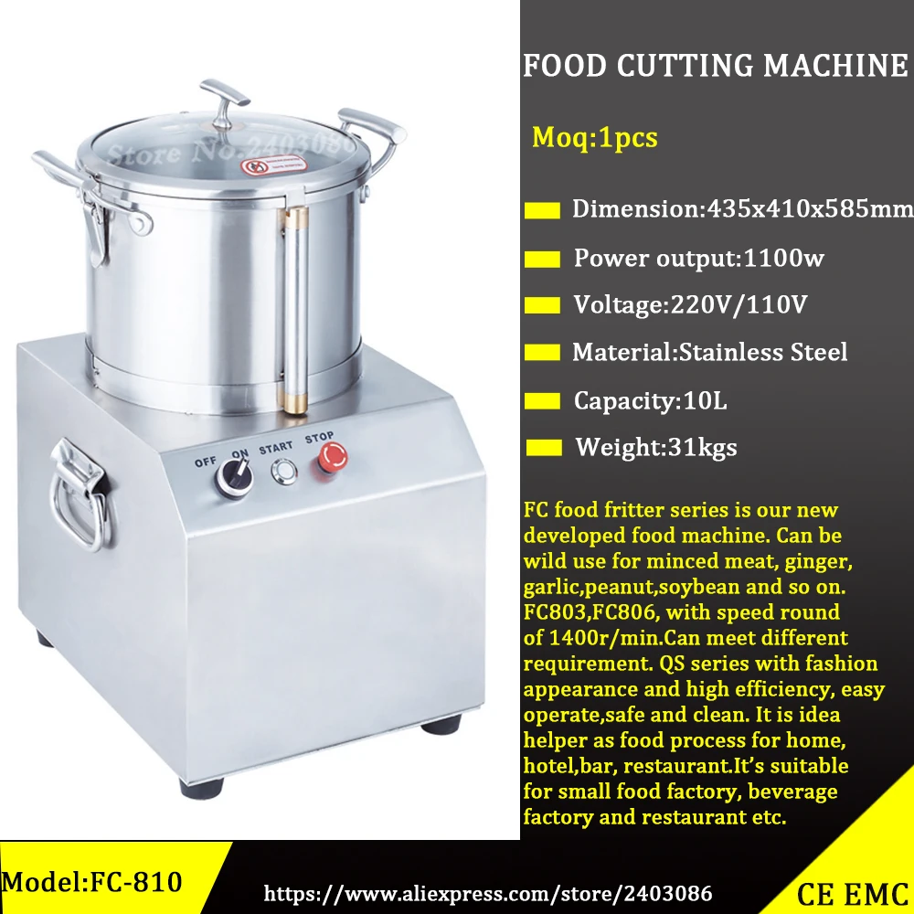 

Electric Vegetable Cutting Machine Stainless Steel 10L