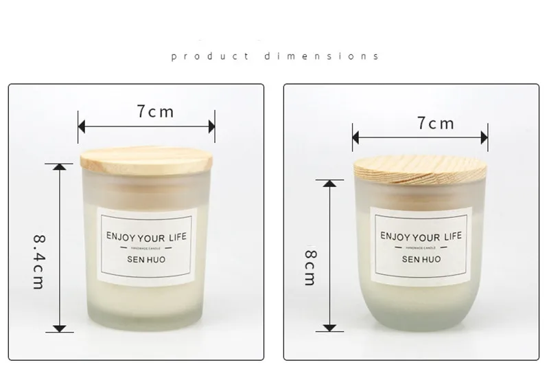 Бездымная соевая ароматерапия воском свеча аромат стеклянное свадебное