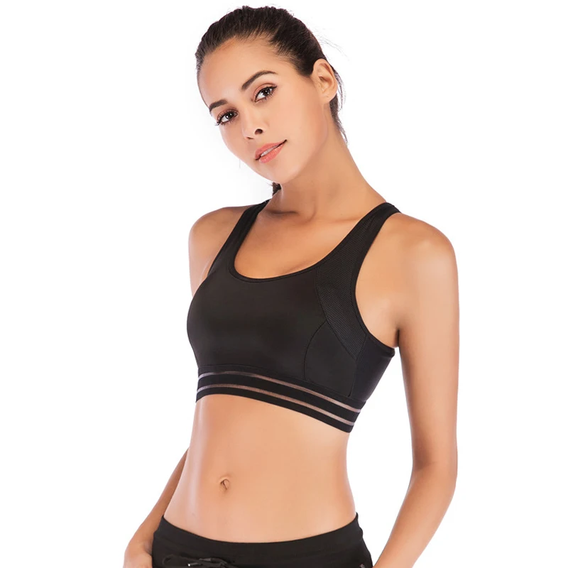 Спортивный бюстгальтер сексуальный дышащий спортивный топ с открытой спиной