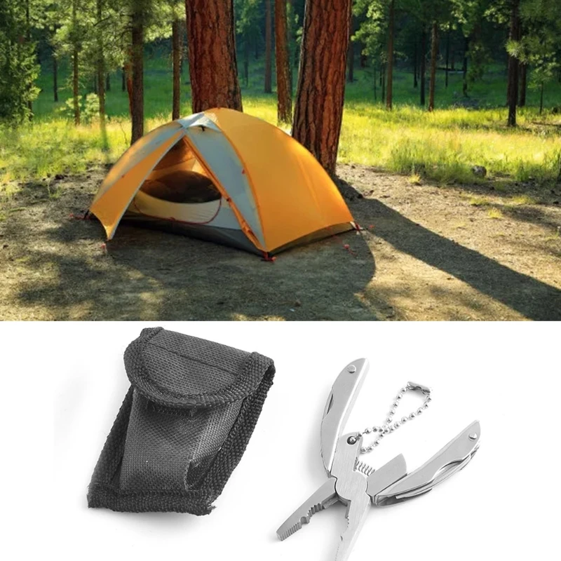 

Многофункциональные плоскогубцы из нержавеющей стали F1FD 6 в 1 со встроенным дизайном для кемпинга/улицы/оборудования/автомобиля/охоты