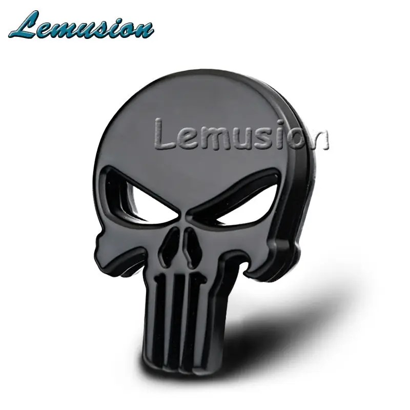 Автомобильный черный значок металлические 3D наклейки скелетоны для Jeep Renegade Wrangler