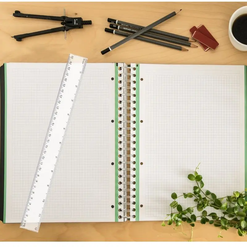 2 шт 12 Дюймов прозрачный Пластик линейка прямая Линейка измерительный инструмент