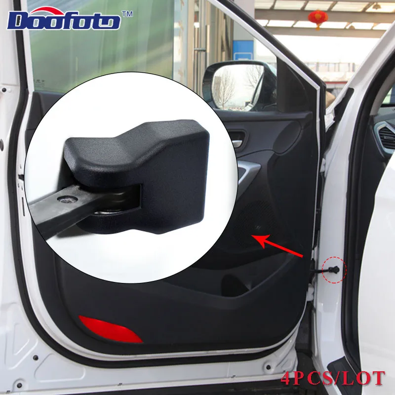 Doofoto 4X автомобильный рычаг дверной замок ограничитель крышки для hyundai Tucson i30 i10 Solaris i20 Kona ix25 аксессуары Стильный чехол