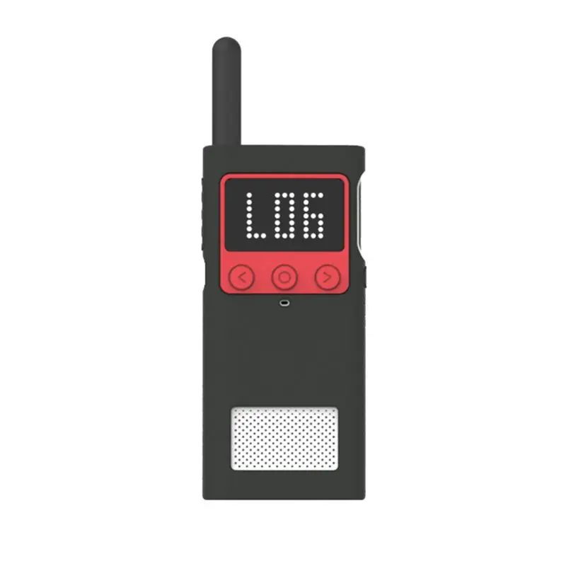 Защитный чехол силиконовый для Xiaomi Mijia Smart Walkie Talkie 1S Radio|Запчасти и аксессуары